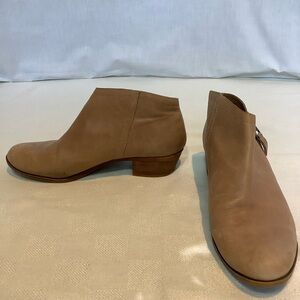 Tan Leather Ankle Boots
